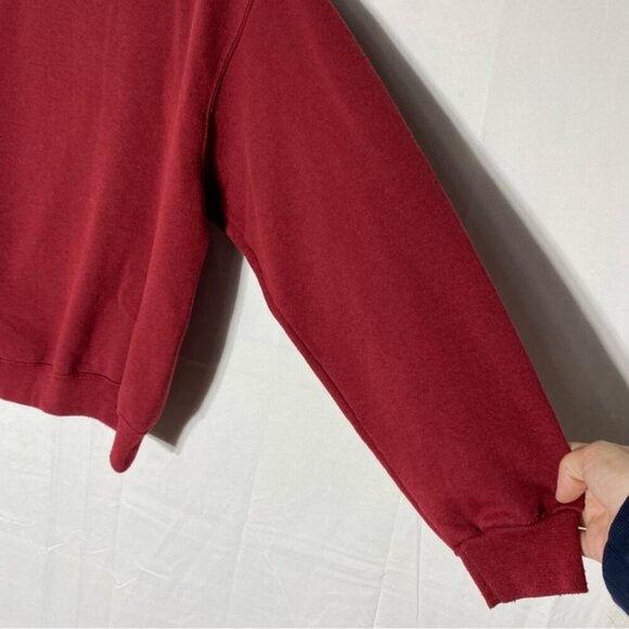 Vintage Fruit Of The Loom Red Embroidered Arizona Crew Neck Sweatshirt M - Picture 7 of 14